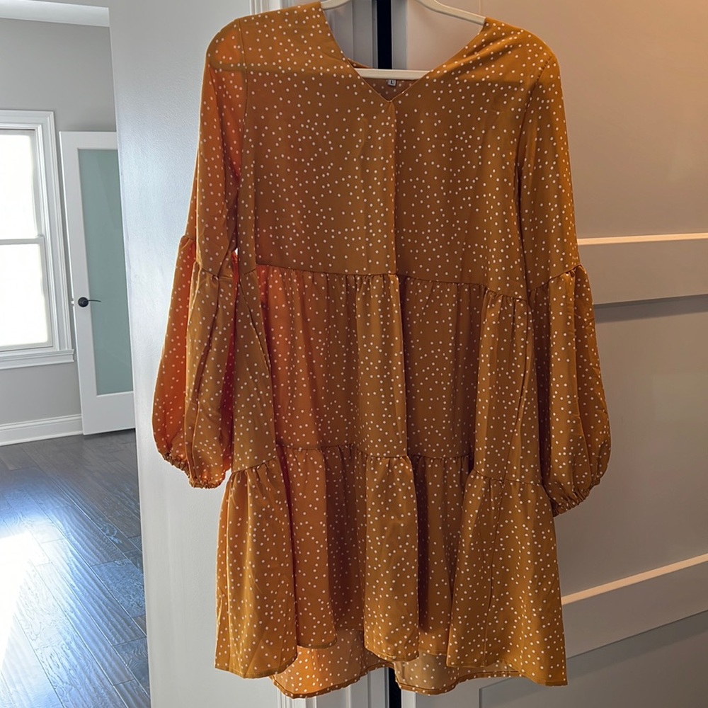 Cutest mustard dress